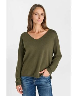 Le Temps Des Cerises Pull Pull Tinga - Vert