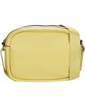 Calvin Klein Umhängetasche Ultralight Dblzipcamerabag21 Pu - Gelb
