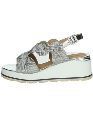 Keys Sandalen Met Sleehak K-11002 - Metallic
