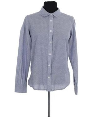 Sezane Chemise Chemise Grise - Bleu