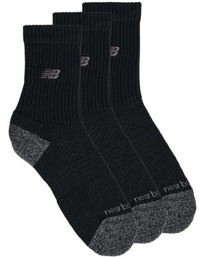 New Balance Calze Sportive Active Premium Crew 3 Pack - Nero