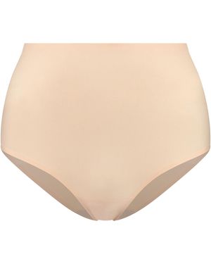 Bye Bra Culottes gainantes Culotte taille haute Uni Stretch - Neutre