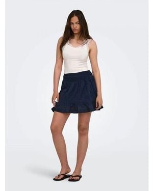 ONLY Jupes 15376205 ONLKATTI-NIGHT SKY - Bleu