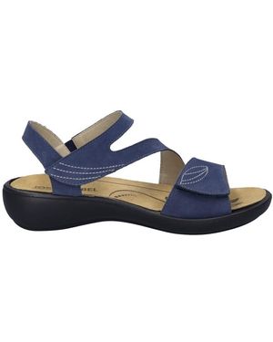 Josef Seibel Sandales SANDALE IBIZA-08 NUBUCK BLEU