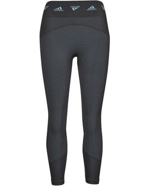 adidas Collant Studio Aeroknit 7/8 Leggings - Grigio