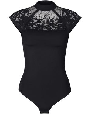 Lisca Body's Braziliaans Rompertje Met Slipe Mouwen Flamenco - Zwart