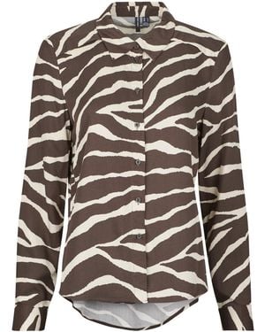 Vero Moda Blusen Vmmaddie L/S Shirt - Mehrfarbig