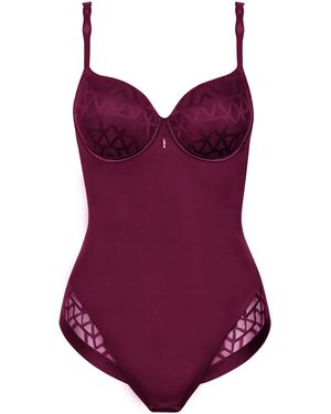 Lisca Maillots de corps Body préformé amincissant Opal - Violet