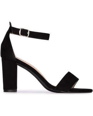 Posh By Poelman Sandales Sandales avec talon Laurie pour - Noir