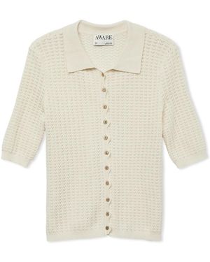 Aware Manteau Noos Panama Cardigan - Birch - Neutre