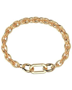 Les Georgettes Bracelets Bracelet Les Cadettes Rock Maillons Acier Doré Maille Forçat - Métallisé