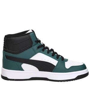 PUMA Baskets Rebound Slam Mid Jr - Bleu