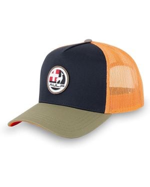 Aulp Casquette Casquette Trucker avec filet Tricolore - Bleu