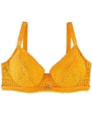 Pommpoire Soutien-gorge grossesse / allaitement Soutien-gorge corbeille Imprévu - Jaune