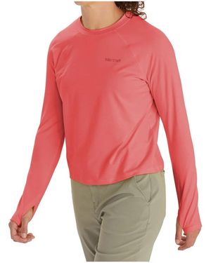 Marmot T-shirt Wm's Windridge LS - Rouge
