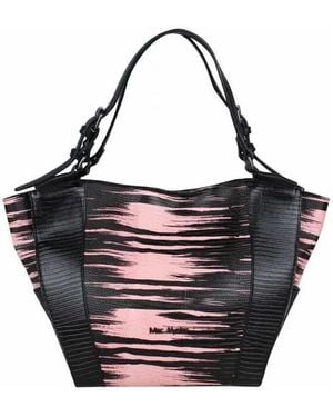 Mac Alyster Sac à main Sac à main déco bicolore B454-4544 - Noir