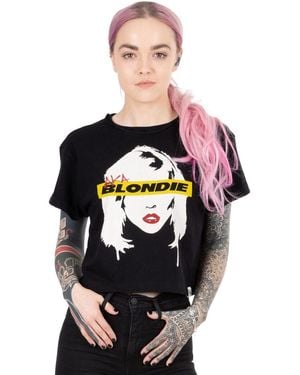 BLONDIE T-shirt Debbie Harry T-shirt court à manches courtes - Noir