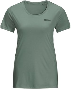 Jack Wolfskin T-shirt Tech Tee W - Vert