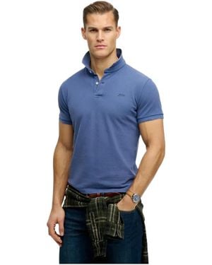 Superdry Polo Classic - Bleu