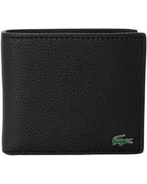 Lacoste Porte-Monnaie Portefeuille De Monnaie À Billets - Noir