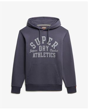 Superdry Sweat-shirt Sweatshirt à capuche Athletic Ess - Bleu