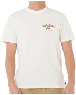 Rip Curl T-shirt SURF REVIVAL DECAL TEE - Blanc