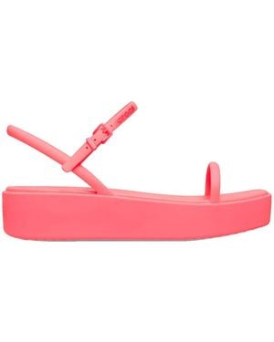 Crocs™ Sandales Sandales Miami Platform Strap Tpu - Rose