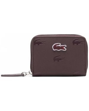 Lacoste Porte-Monnaie Nf5507Hn Zip Coin Wallet - Violet