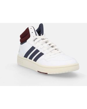 adidas Baskets montantes HOOPS 3.0 MID - Blanc