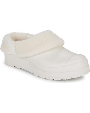 HUNTER Pantofole Play Sherpa - Bianco
