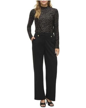 Vila Pantalons Large 6292301 - Noir