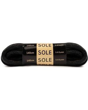 Sole Lacets 140Cm Chunky Wax Lacets - Noir