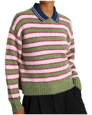 Vans Sweat-Shirt Rollins Stripe Sweater - Vert