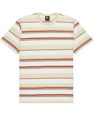 Quiksilver T-shirt Lekoni Stripe - Neutre