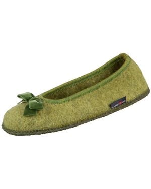 Haflinger Chaussons - Vert