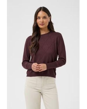 Kaffe Pull 104017 - Marron