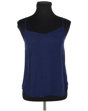 Des Petits Hauts Blouses Top sans manche - Bleu