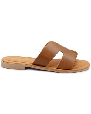 Donna Toscana Claquettes DON-E26-LIDO501-CU - Marron