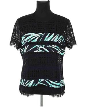 BCBGMAXAZRIA Blouses Top En Coton - Noir