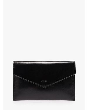 Etrier Pochette Pochette De Soirée L Paddock Cuir Paddock 709-Epad075L - Noir