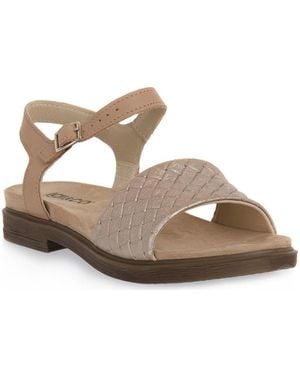 Igi&co Sneakers Stella Capra Champagne - Metallic