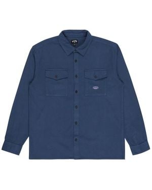 Billabong Chemise Since 73 Del Mar Flannel - Bleu