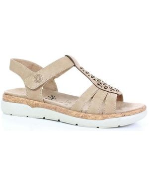Relife Sandales brown casual sandals - Métallisé