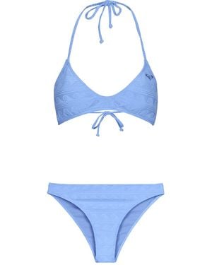 Roxy Costume A Due Pezzi Paradise Wave Fixed Tri Mod - Blu