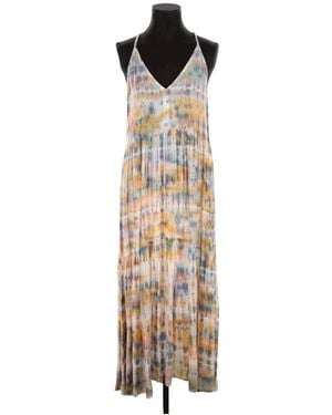 Charlie Joe Robe Robe en coton - Métallisé