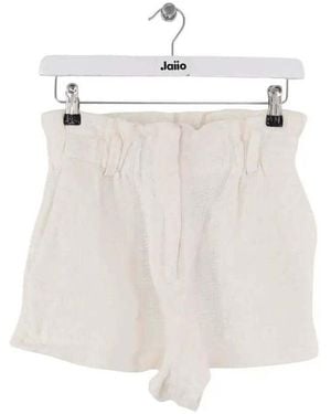 IRO Short Mini Short Écru - Blanc