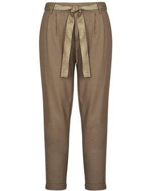 ONLY Chinos Onlrita Loose Check Lyrex Belt Pant Tlr - Natur