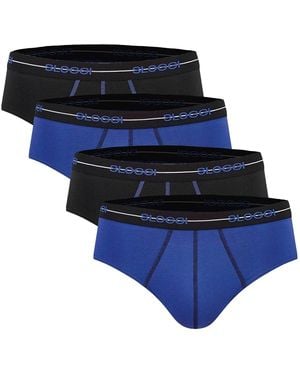 Sloggi Slips Slip Paquet de 4 Start midi C4P box - Bleu