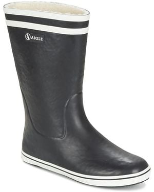 Aigle Bottes Malouine Fur - Noir