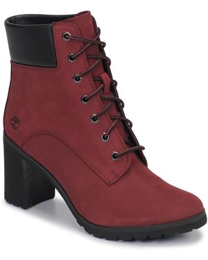 Timberland ALLINGTON 6IN LACE UP femmes Bottines en rouge